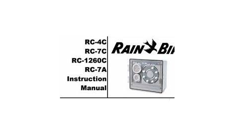 rain bird controller manual