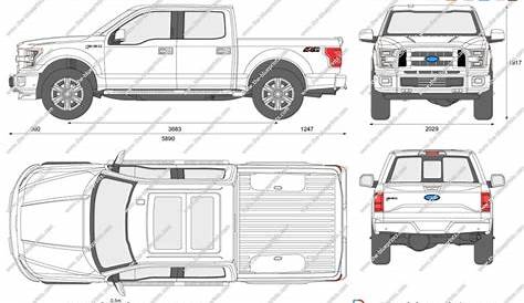 2019 ford f150 truck bed dimensions