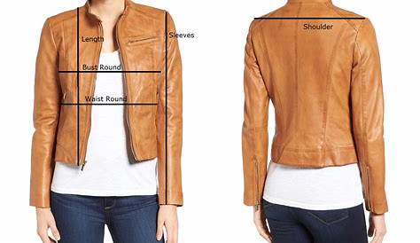 womens jacket size chart