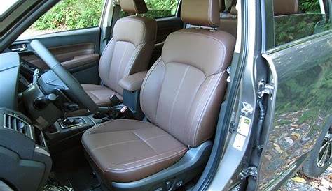 2018 and 2017 Subaru Forester, interior photos