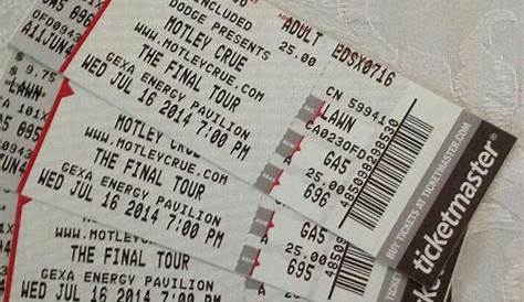 Motley Crue The Final Tour Tickets | Motley crue, Tour tickets, Motley