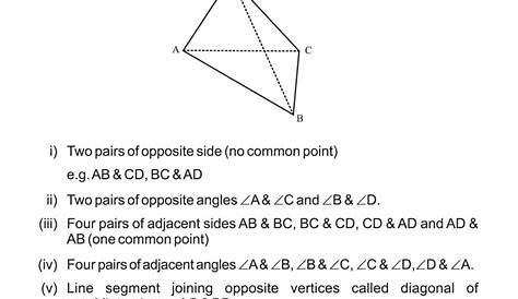 geometry quadrilateral worksheets