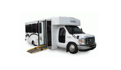 wheelchair accessible charter bus
