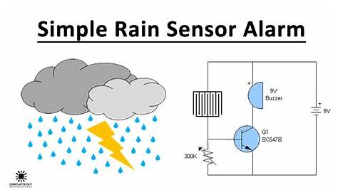 circuit diagram of rain alarm