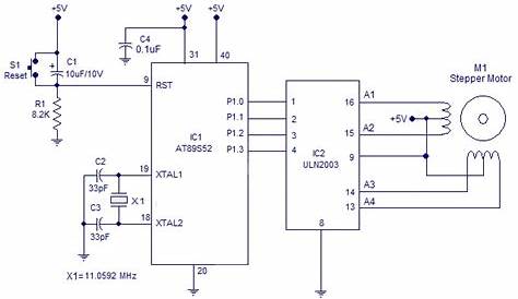 stepper motor diagram circuit