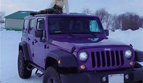 2018 Purple Jeep Wrangler 2-04-2021 | Purple jeep wrangler, Purple jeep