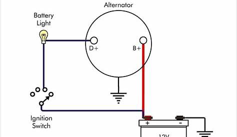 3 wire alternator wiring diagrams