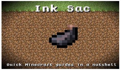Minecraft - Ink Sac! Recipe, Item ID, Information! *Up to date!* - YouTube