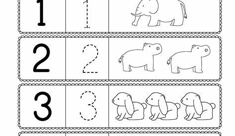 Preschool Numbers Worksheet - Free Printable, Digital, & PDF