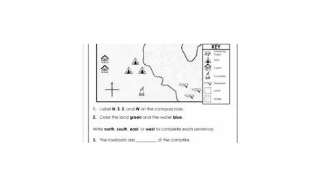 reading maps worksheets