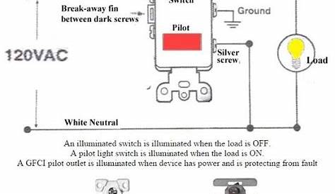 pilot light switch wiring