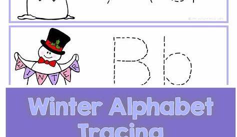 Winter Alphabet Letter Tracing | Winter activities preschool, Preschool