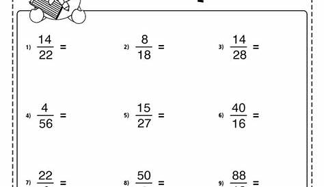 simplifying improper fractions worksheets