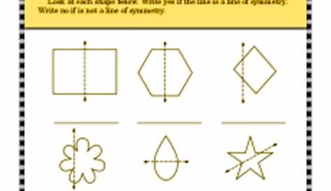 line of symmetry worksheet kindergarten