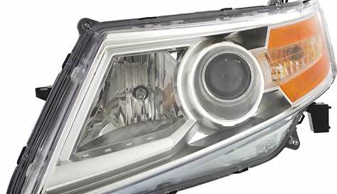 Headlight Set For 2011 2012 2013 Honda Odyssey Left and Right With Bulb