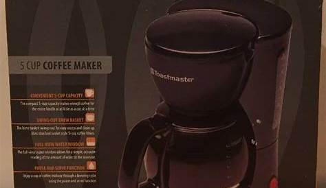 toastmaster coffee maker instructions