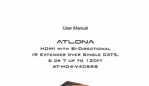 ATLONA AT-HD4-V40SRS USER MANUAL Pdf Download | ManualsLib