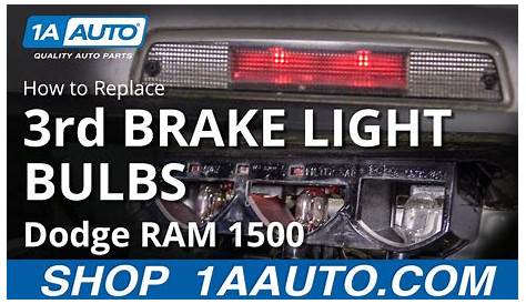 ram 1500 third brake light removal