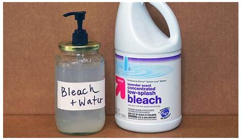 how much should you dilute bleach