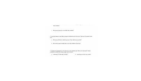great combinations worksheet answer key