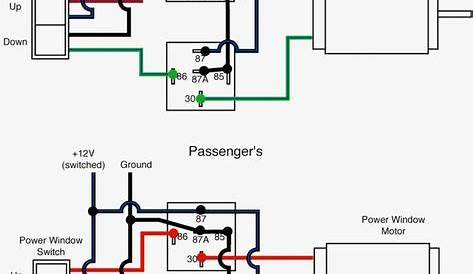 honda power window wiring diagram