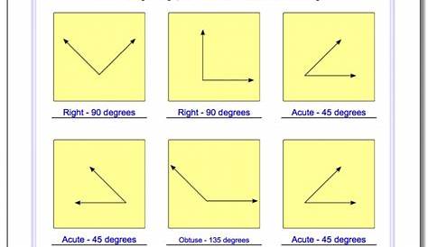 free math worksheets 4th grade angles