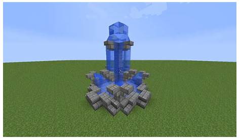 how to make a fountain in minecraft