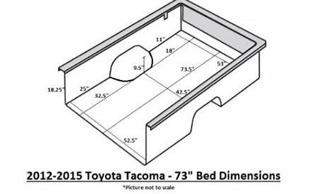 2nd gen Tacoma 6ft bed dimension | Tacoma World
