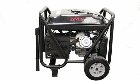 Raven 5,500-Running-Watt Portable Generator with Rato Engine in the