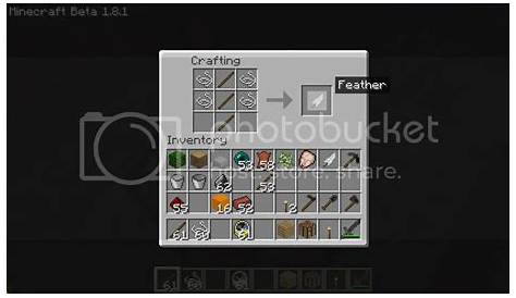 what can you make with feathers in minecraft