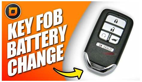 Honda Pilot Key FOB Battery Replacement (Smart Key Remote) - YouTube