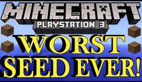 Minecraft PS3 - WORST SEED EVER - PlayStation 3 Seeds Showcase - 1.03