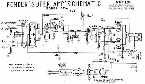 fender amp schematics free