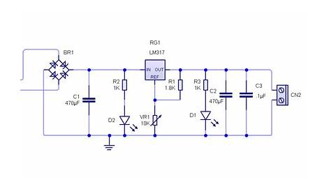 breadboard power supply schematic