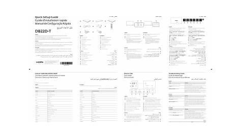 Samsung DB22D-T Quick start guide | Manualzz