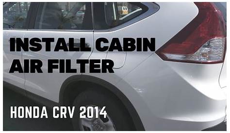 How To Change 2014 Honda Crv Cabin Air Filter - Honda HRV