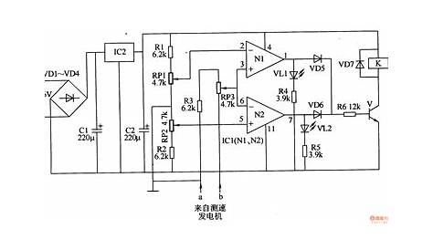 Elevator motor overspeed controller - Control_Circuit - Circuit Diagram