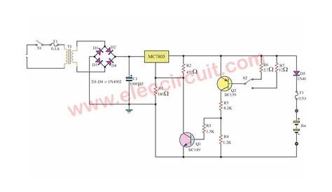 constant current battery charger circuit diagram