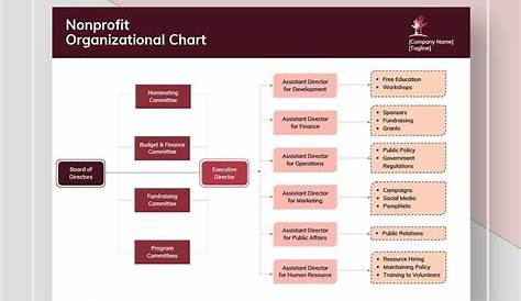 Nonprofit Organizational Chart Template - Download in Word, Google Docs