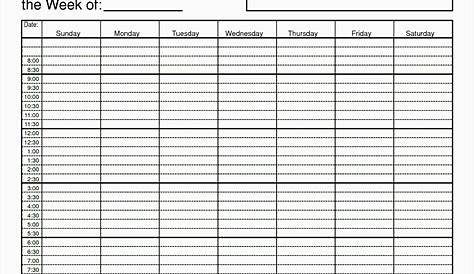 7 Employee Weekly Time Planner - SampleTemplatess - SampleTemplatess