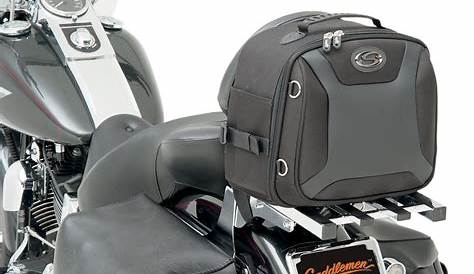 Saddlemen Textile FTB1000 Motorcycle Sissy Bar Luggage Bag Harley Davidson | JT's CYCLES