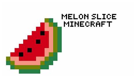 [最も共有された！ √] minecraft melon block pixel art 329355-Minecraft melon