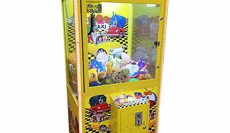 Toy Taxi Crane Machine | Stuffed Animal Claw Machine | CandyMachines.com
