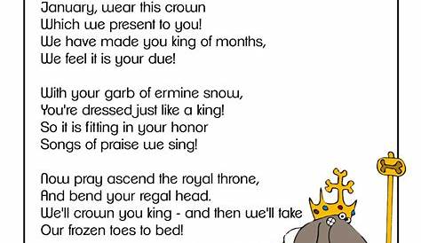 King January Poem for Kids | Woo! Jr. Kids Activities : Children's