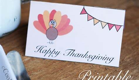 thanksgiving place card printable