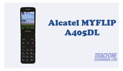 Alcatel MYFLIP User Manual (TracFone)