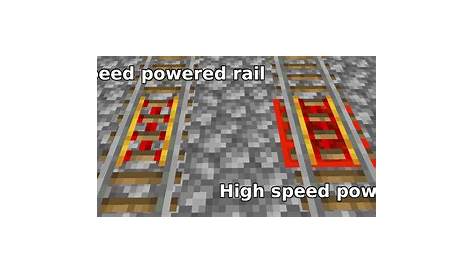 how to make redstone powered rails