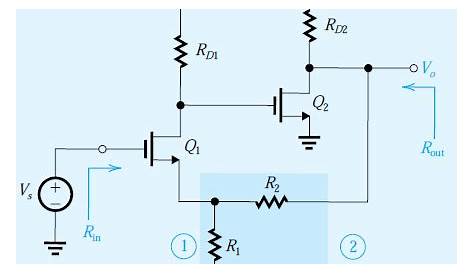 current shunt feedback amplifier circuit diagram