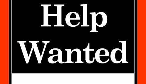 printable help wanted sign That are Divine | Aubrey Blog