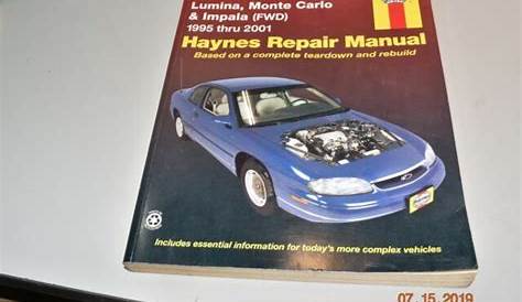 For Chevy Impala 2000-2001 Haynes Manuals Repair Manual | eBay